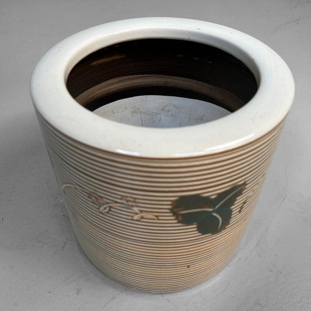 Ceramic Vintage Ceramic Japanese Hibachi, 1950s For Sale - Image 7 of 17