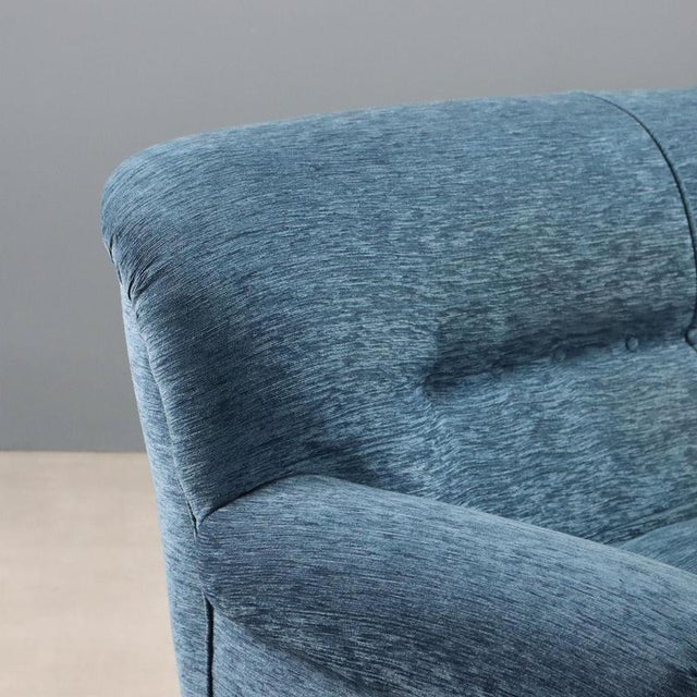 Vintage Italian Sofa in Velvet, 1950s For Sale - Image 5 of 13