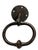 Mid 20th Century Vintage Heavyweight Iron Door Knocker or Door/Gate Pull For Sale - Image 5 of 8