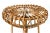 Italian Bamboo & Wicker Stool, 1950s For Sale - Image 6 of 15