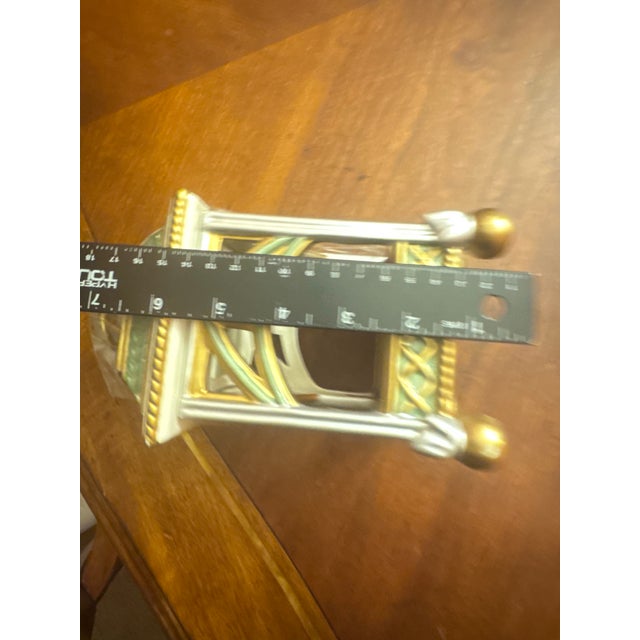Ceramic Candle Votive & Lid Gregorian Collection by Fitz & Floyd For Sale - Image 7 of 8