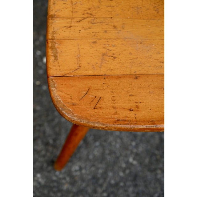 Scandinavian Style Bistro Chairs in Beech Wood from Bombenstabil, 1950s, Set of 6 For Sale - Image 9 of 15