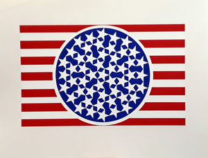 New Glory Banner by Robert Indiana