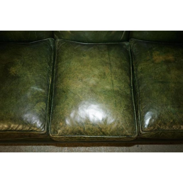 Green Leather Sofa from Maple & Co, 1880 For Sale - Image 14 of 18