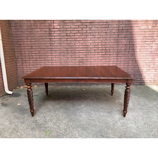 1990s Ethan Allen Livingston Dining Table Chairish