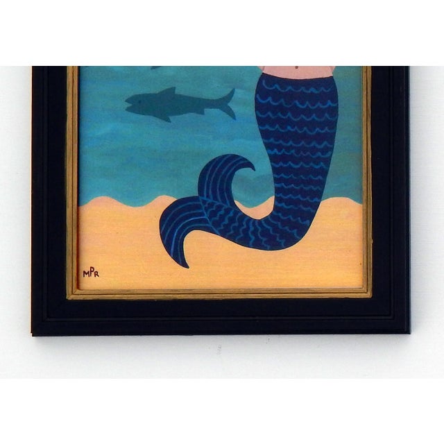 Matt Rix, Mermaid and Sperm Whale Scenes, 2000s, Ink & Paper, Set of 2, Framed For Sale - Image 10 of 15