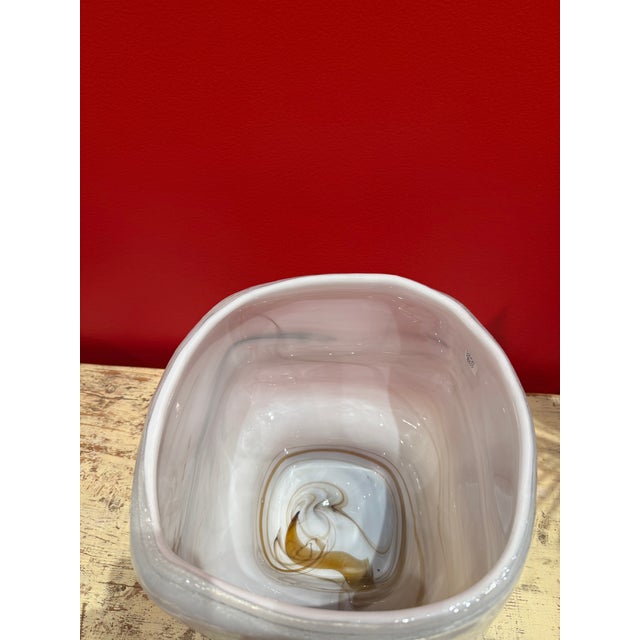 1990s Unique Holmegaard Per Lutken Glass Vase For Sale - Image 5 of 5