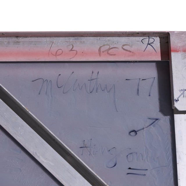 J. McCarthy Mid Century 1977 Strawberry Fields Large Red Fiberglass Wall Art For Sale - Image 4 of 4