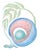 "Seaweed Fantasy Series" Contemporary Coastal Coral Reef Acrylic Paintings by Allison Cosmos - Set of 9 For Sale - Image 9 of 11