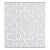 Sample - The House of Scalamandré Ming Fretwork Fabric, Pearl Grey For Sale
