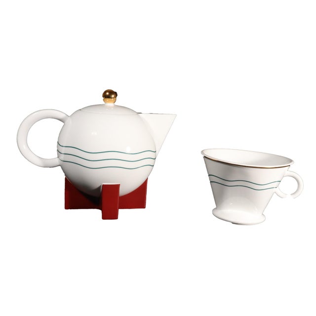 Michael Graves Big Dripper Ceramic Coffee Pot for Swid Powell For Sale - Image 12 of 18