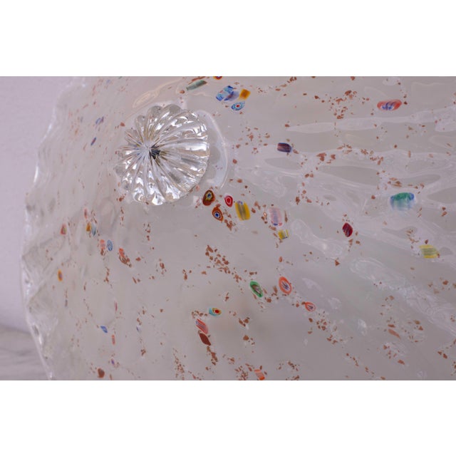 Multicolor Rainbow Murano Glass With Murrine Ceiling Light, 1970s For Sale - Image 6 of 12