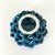 Hand Crafted Cerluean Blue Twisted Pottery Bowl For Sale - Image 15 of 16