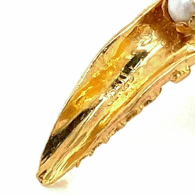 Mid 20th Century Amethyst & Sapphire 14k Yellow Gold Water Jug Charm Pendant For Sale In Miami - Image 6 of 8
