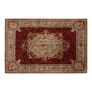 Indian Savonnerie Design Rug - 12'1" X 14'11" For Sale