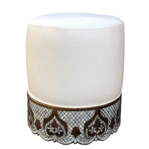 Modern Mother of Pearl Inlay Ottoman