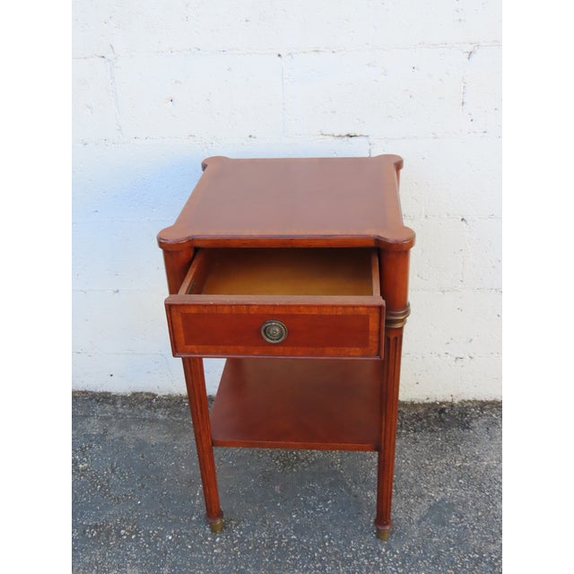 Ethan Allen Ethan Allen Nightstand Bedside Side End Table 6375 For Sale - Image 4 of 14