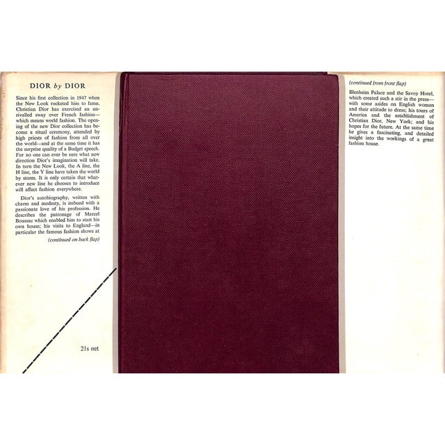 DIOR, Christian [218] pp. Weidenfeld & Nicolson 1957 8 3/4" x 5 7/8" The autobiography of Christian Dior, the couturier...