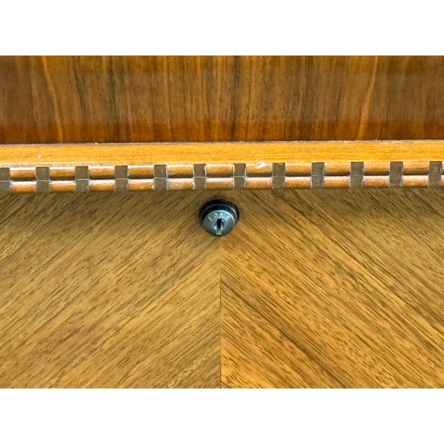 Brown Lane Furniture Waterfall Cedar Chest, Vintage For Sale - Image 8 of 12