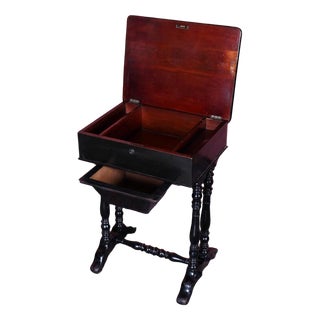 Antique Sewing Table, 1920s For Sale