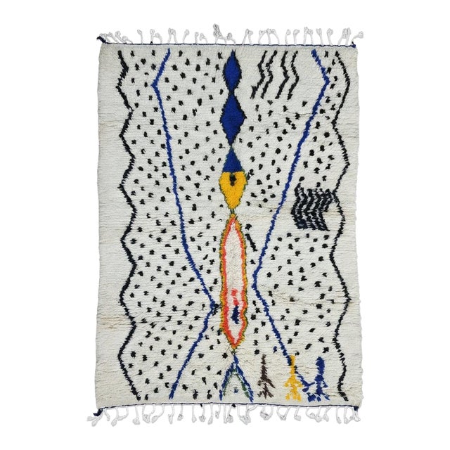Azilal Berber Moroccan Rug - 8.3 X 5.8 Ft For Sale