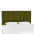 Margaux Headboard in Apple Green Classic Velvet, King For Sale