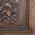 American Bronze-Plated Iron Fireback with Crest, Torch and Foliate Motifs For Sale - Image 4 of 8