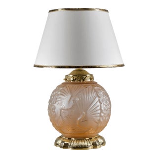 French Art Deco Table Lamp by Muller Freres - 1930 France For Sale