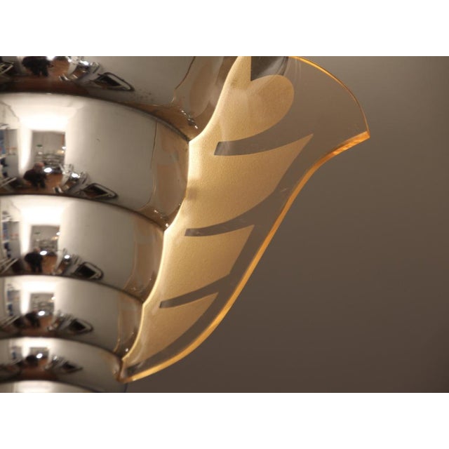 Beige Art Deco Pendant Lamp by Henri Petitot for Maison Petitot, 1930s For Sale - Image 8 of 12