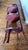 Brown 1970s Three Tier Bartley Cherry Muffin Stand For Sale - Image 8 of 8