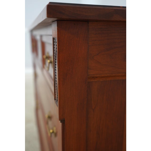 Stickley Cherry Regency Style 5 Drawer Dresser For Sale - Image 15 of 18