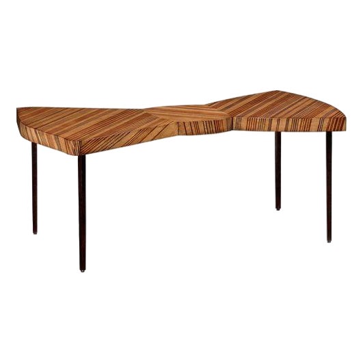 Modernist Design Satinwood Bowtie Coffee Table Jc-494786 For Sale