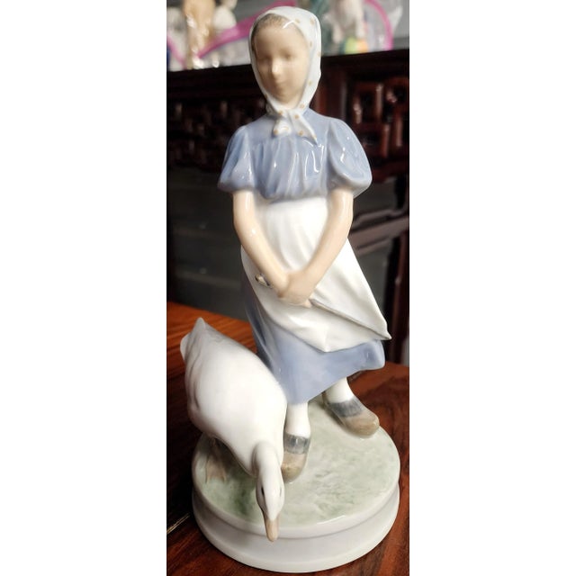 Royal Copenhagen Danish Hand-Painted Fine Porcelain Figurine For Sale In Los Angeles - Image 6 of 13