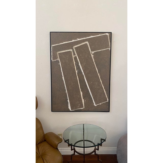 Sculpture Materials “Pi” Contemporary Minimalist Abstract Mixed-Media Painting by John Paul San Pedro, Framed For Sale - Image 7 of 8