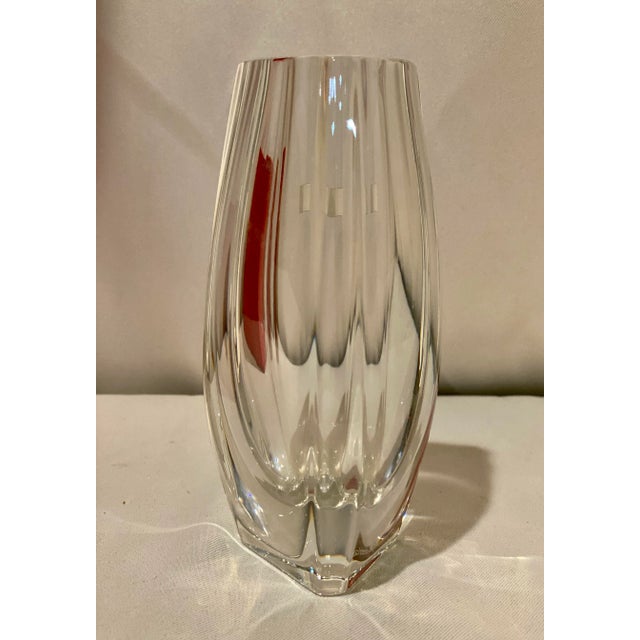 Vintage Baccarat Crystal Vase For Sale In Detroit - Image 6 of 7