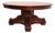 R. J. Horner Style Antique Victorian Carved Mahogany Pedestal Dining Table, Newly Refinished For Sale