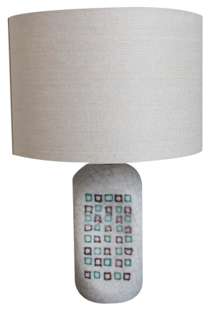 Vintage Italian Decorative Table Lamp by Guido Gambone, 1950s