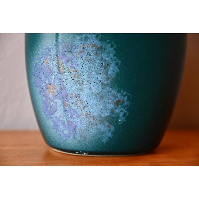 Fat Lava Floor Vase in Stoneware, West Germany, 1970s For Sale - Image 4 of 9