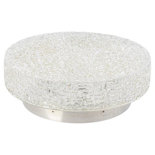 Mid-Century Flush Mount in Murano Glass attributed to Limburg, Germany, 1970s For Sale