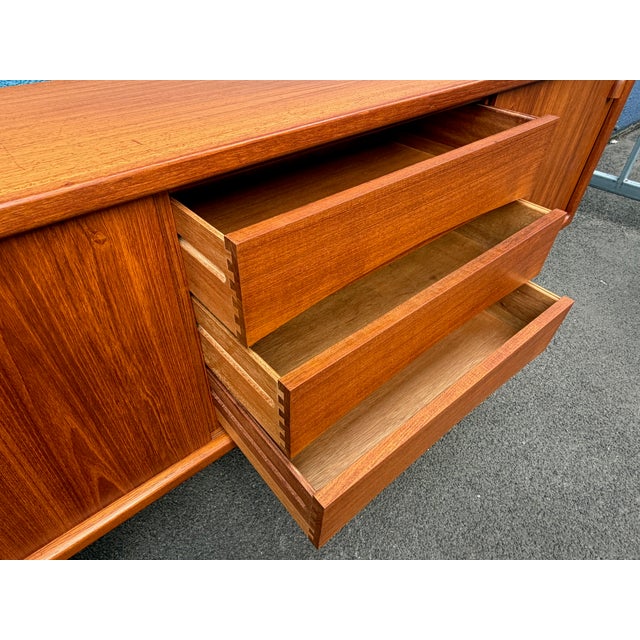 Brown Mid-Century Sideboard, Denmark, 1960s For Sale - Image 8 of 16