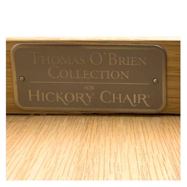 2000 - 2009 Thomas O'Brien Modern Oval Desk With Glass Top For Sale - Image 5 of 5