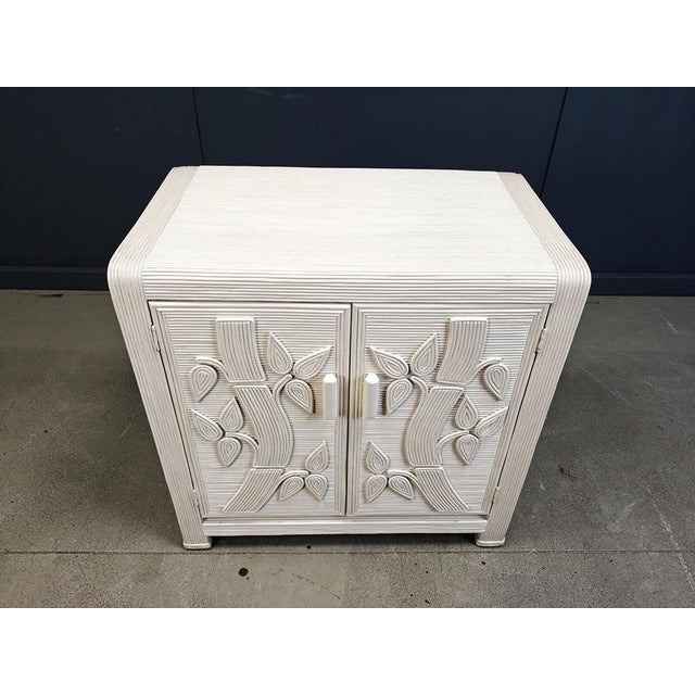 Vintage Tropical Split Reed Cabinet, 1970s For Sale - Image 11 of 12