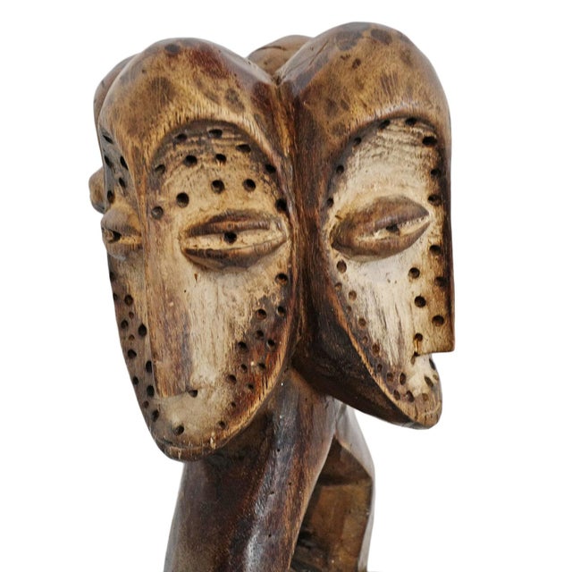 Tribal Vintage Lega Four Mask Post For Sale - Image 3 of 3