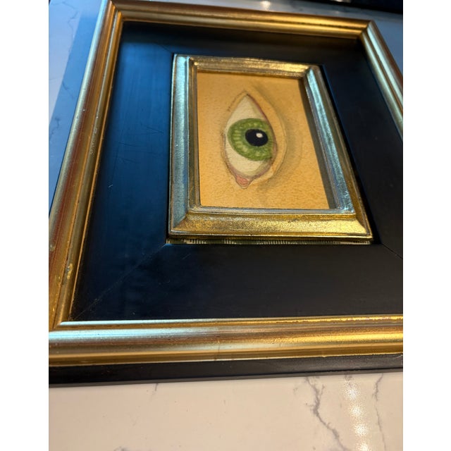 Green Contemporary Mary Maguire Original Lover’s Eye Print, Framed For Sale - Image 8 of 9