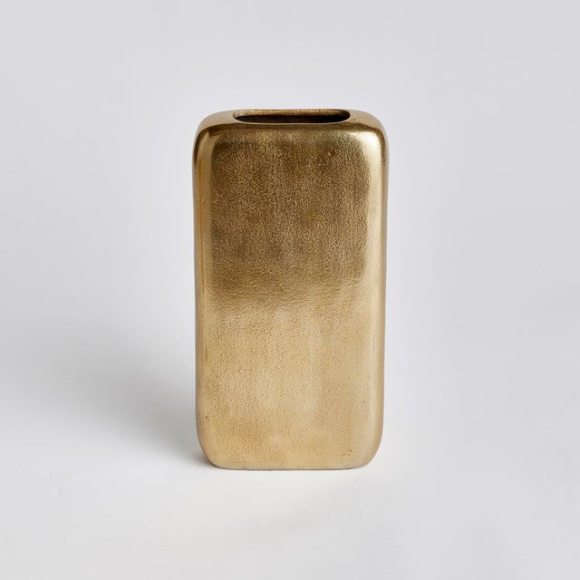 Contemporary Ravi Decorative Rectangular Vase For Sale - Image 3 of 4