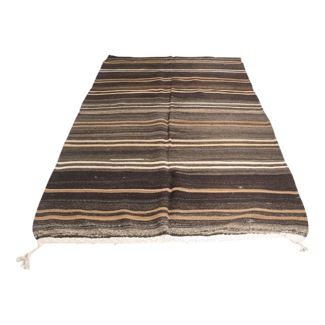 Mid 20th Century Oushak Floor Home Decor Kilim Rug For Sale