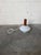 Wood 1960s Mid-Century Modern Teak and Opaline Glass Pendant Light Scandinavian Ceiling Lamp For Sale - Image 7 of 9