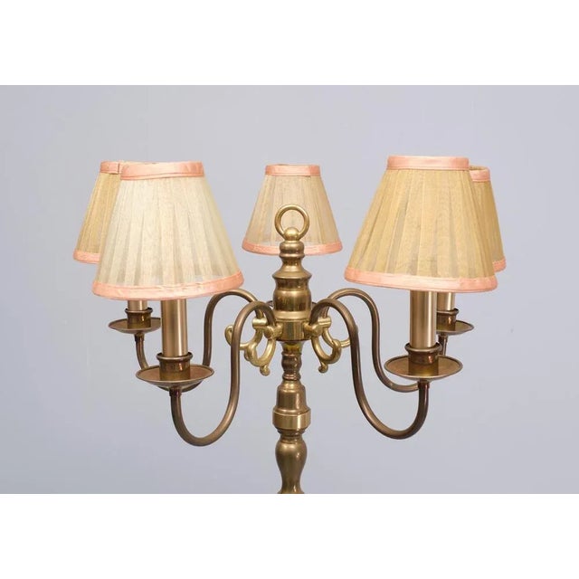 1960s Brass Floor Lamp from Maison Baguès, France, 1960s For Sale - Image 5 of 8