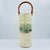 Signed 1992 Studio Pottery Vase With Bamboo Handle, Organic Modern Ceramic Vessel, Handcrafted Art Pottery, Neutral Glaze Cylinder For Sale - Image 11 of 11