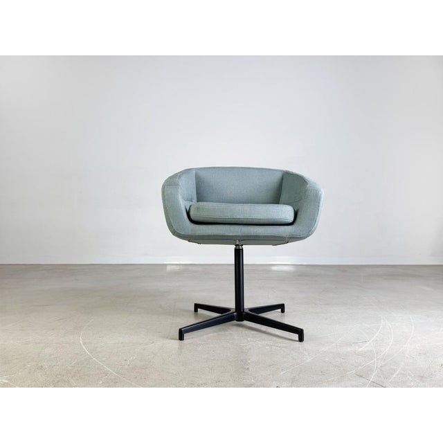 Vintage Swivel Chair in Steel For Sale - Image 4 of 10